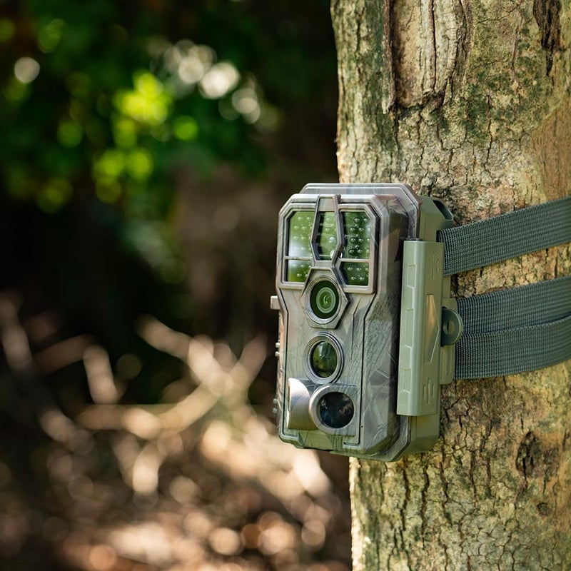 GardePro E5 Trail Camera (Non-Cellular, Non-WiFi), 48MP Photo & 1296P HD Video, 0.1s Trigger, 100ft No-Glow Night Vision, Motion Activated Wildlife Camera - Image 2